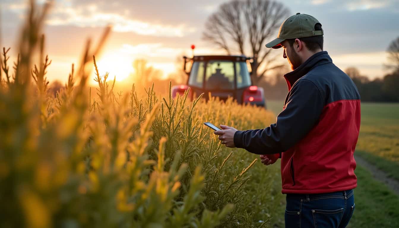 Technicien en train d
