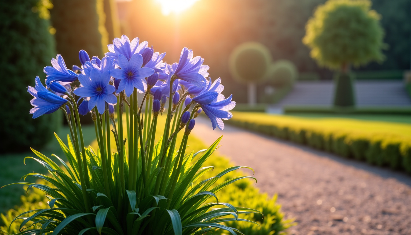 L’agapanthe illumine les jardins français en 2026 avec élégance