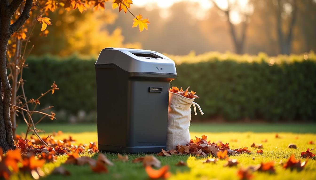 Utilisation d'un broyeur de végétaux avec des branches et feuillages en cours de chargement