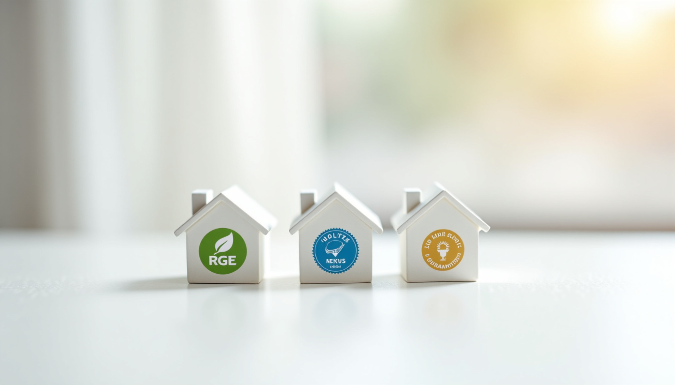 Illustration des certifications RGE, Qualibat et garantie décennale pour une entreprise de rénovation