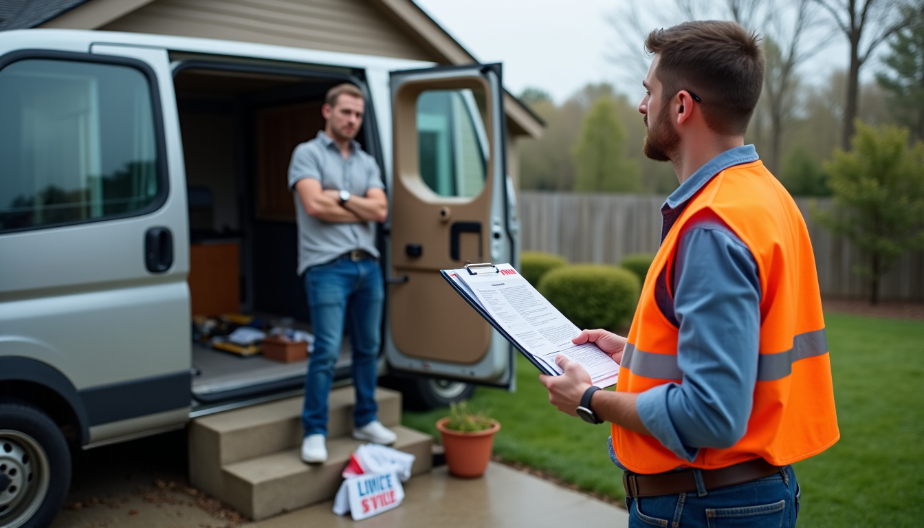 Illustration d’un démarchage abusif pour des travaux de rénovation