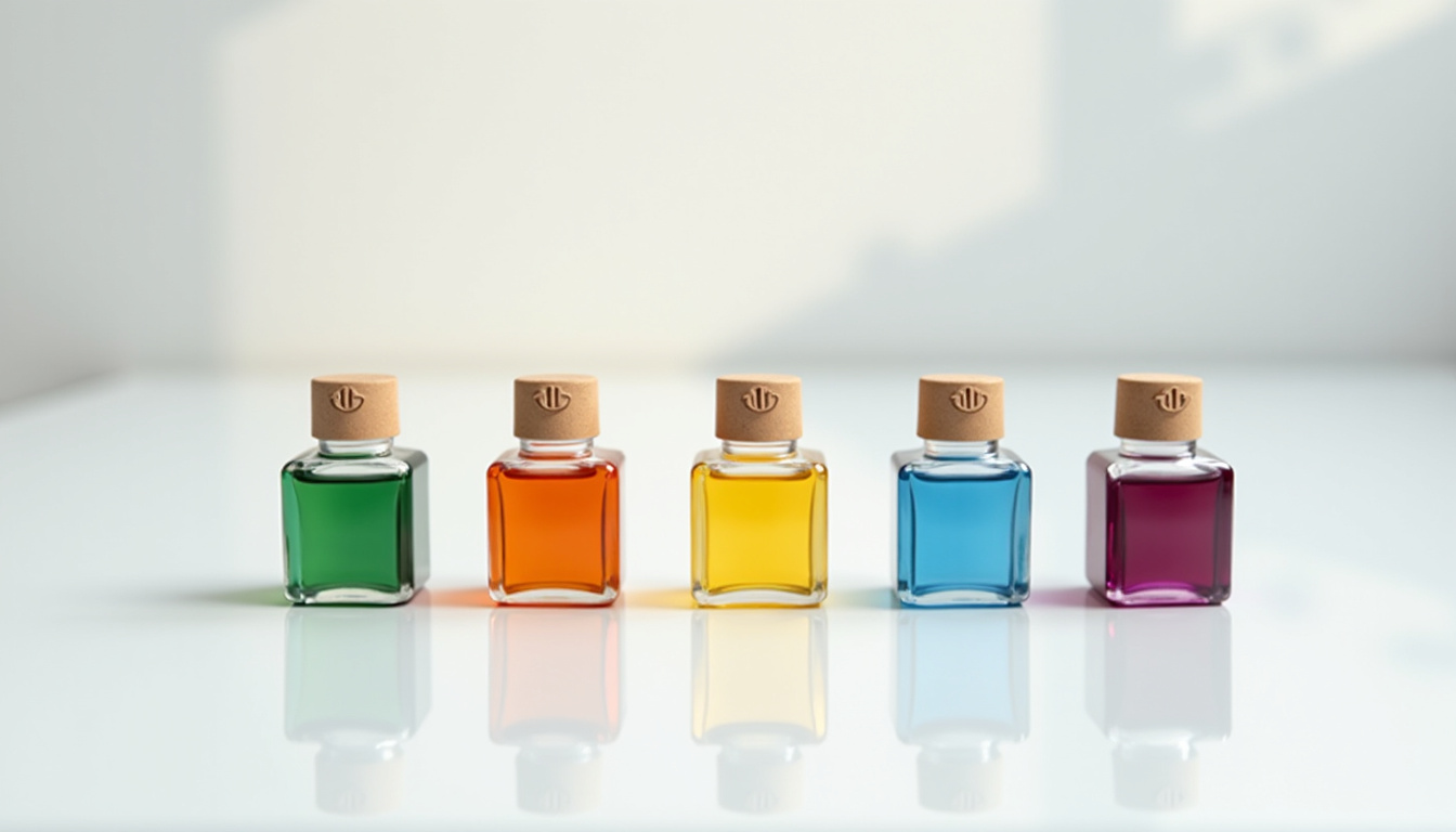 Comparaison visuelle des différents types d'huile ATF pour véhicules automobiles