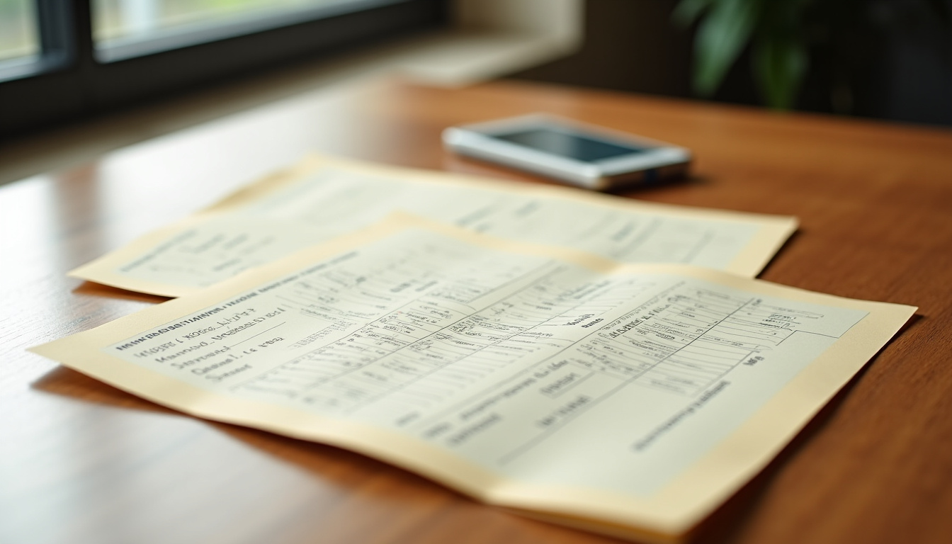 Ensemble de documents posés sur une table: carnet d