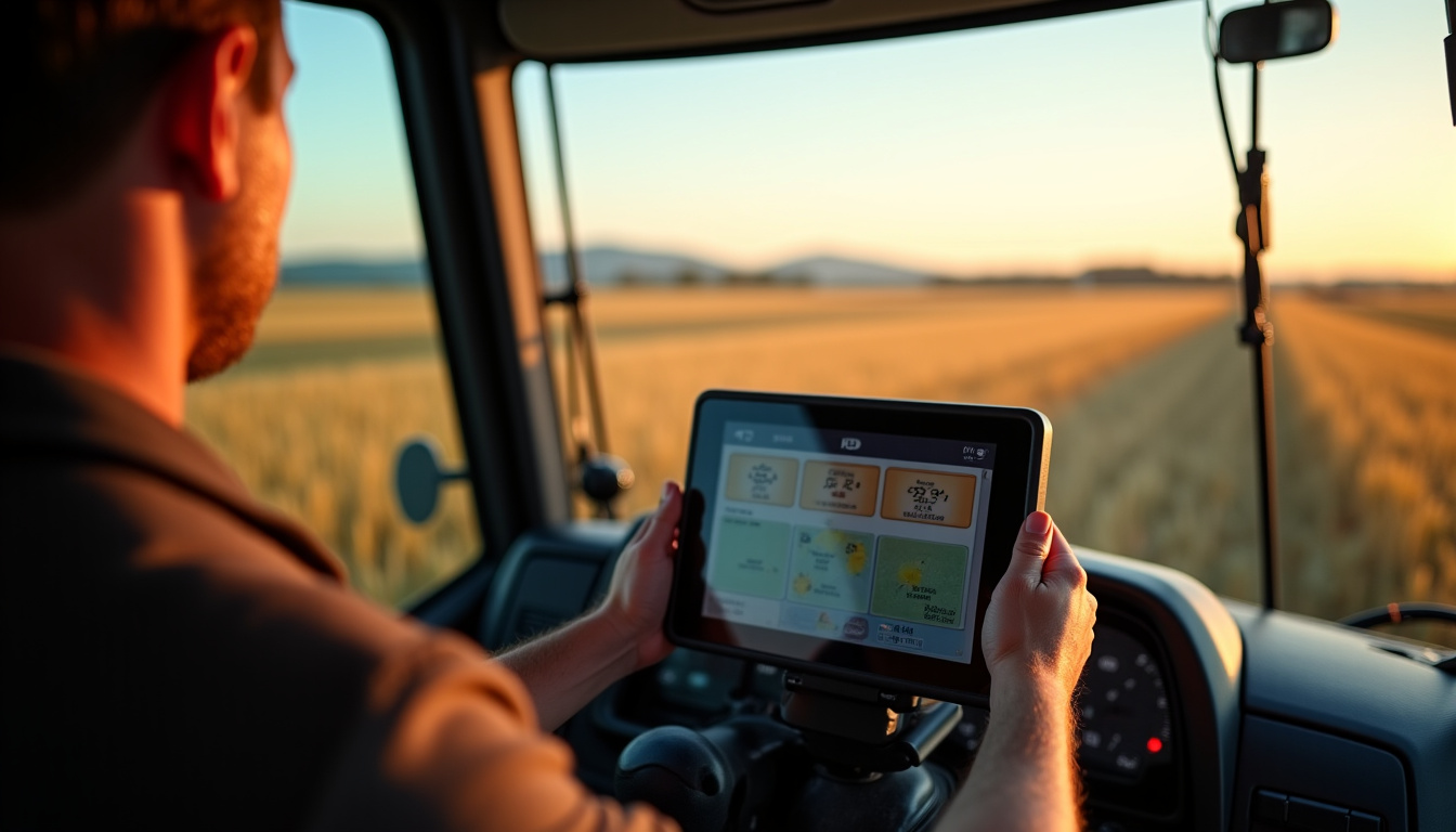Cabine de la S790 avec écran ICA2 en action