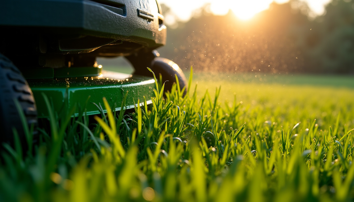 Performance du kit John Deere BM21681 avec herbe humide et dense