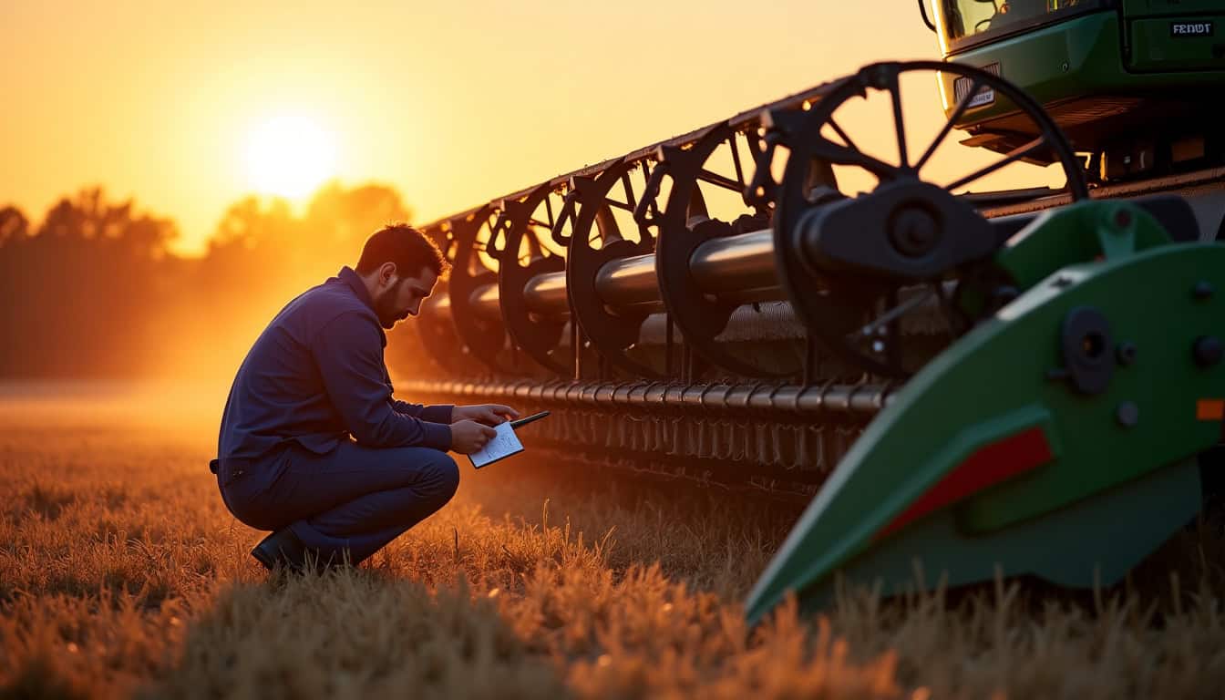 Technicien en train d