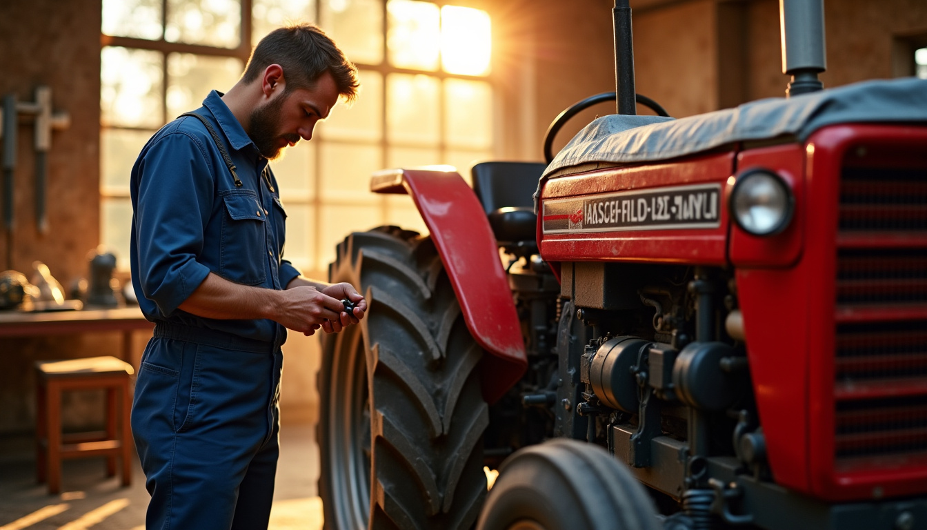 Technicien en train d