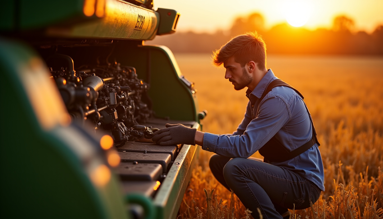 Technicien en train d