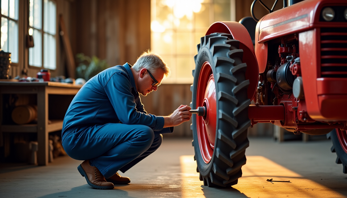 Technicien en train d