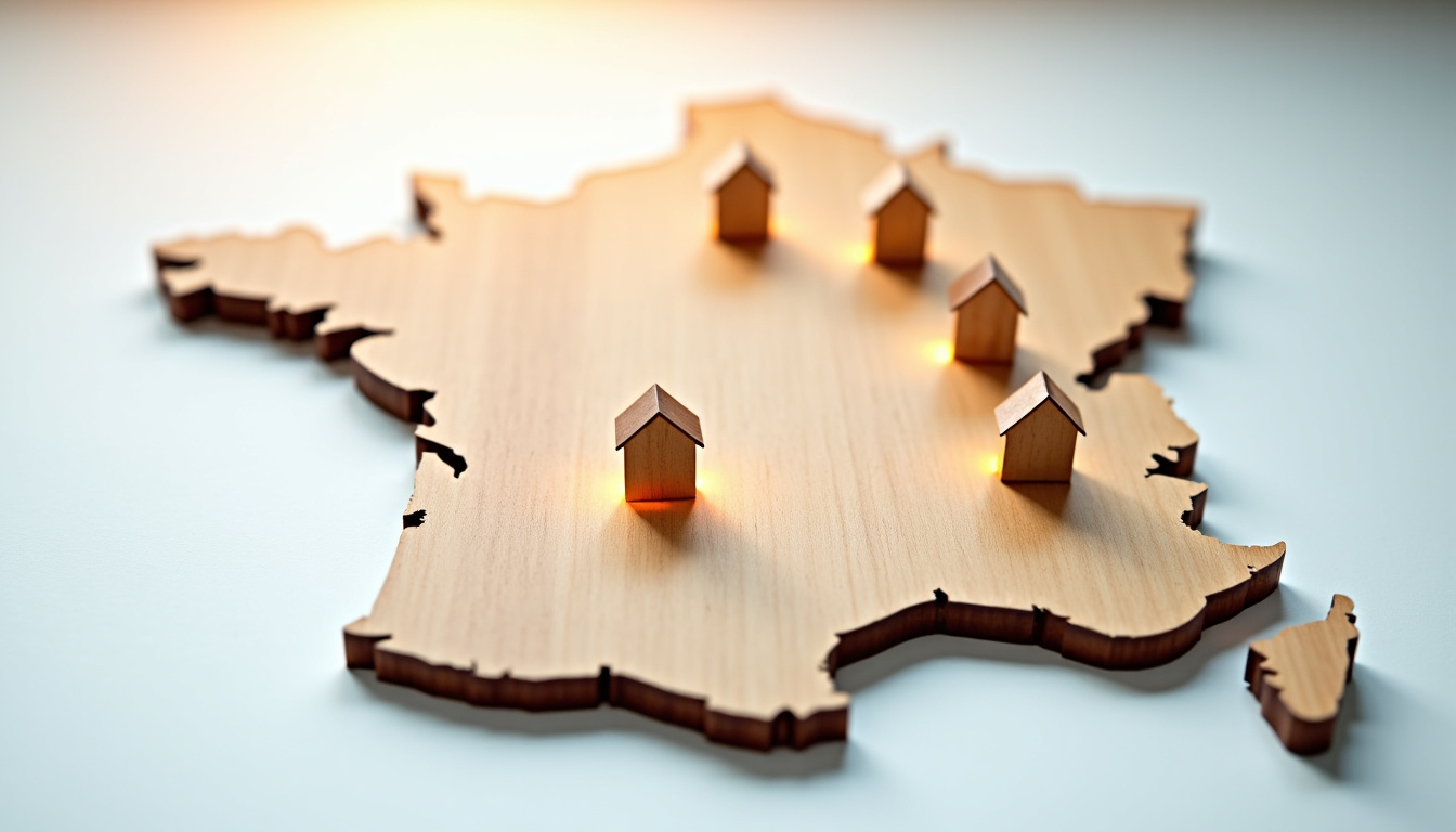 Carte de la France avec focus sur les départements d’outre-mer, illustrant l’accompagnement dédié