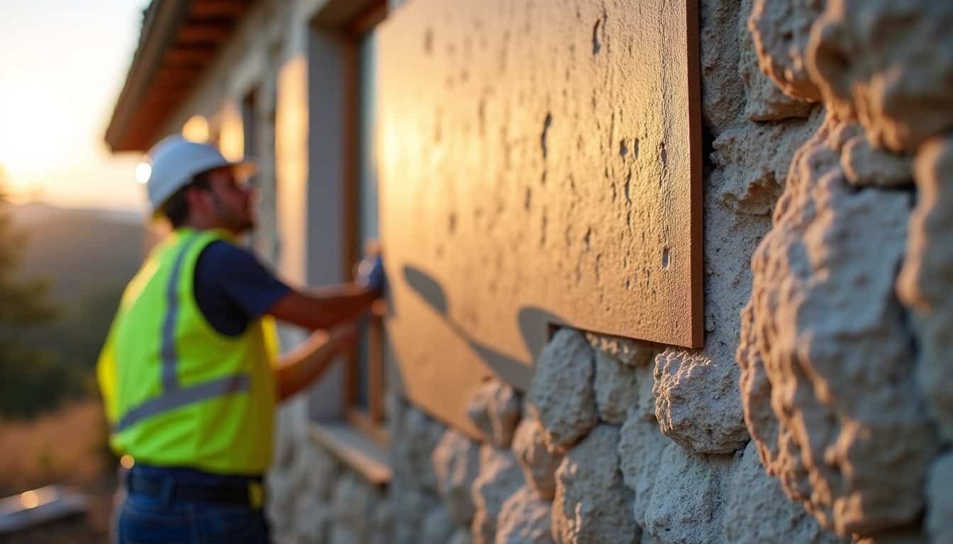 Chantier d’isolation thermique réalisé par Renov’ Global’ Occitanie dans l’Hérault
