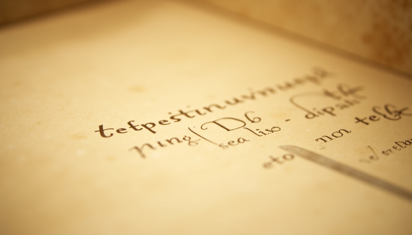 Extrait manuscrit latin illustrant l’évolution du mot stipula vers esteule