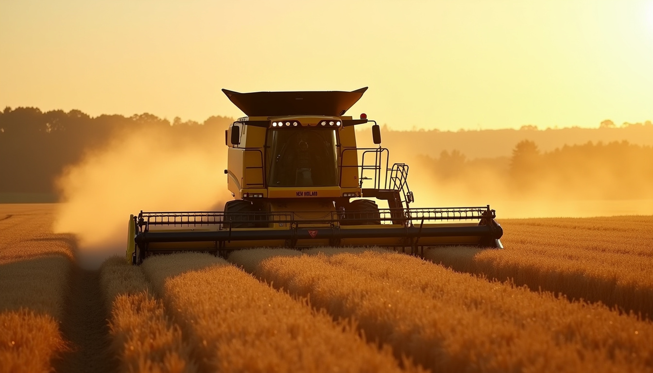 La New Holland CX 7.80 en action dans les champs en 2026