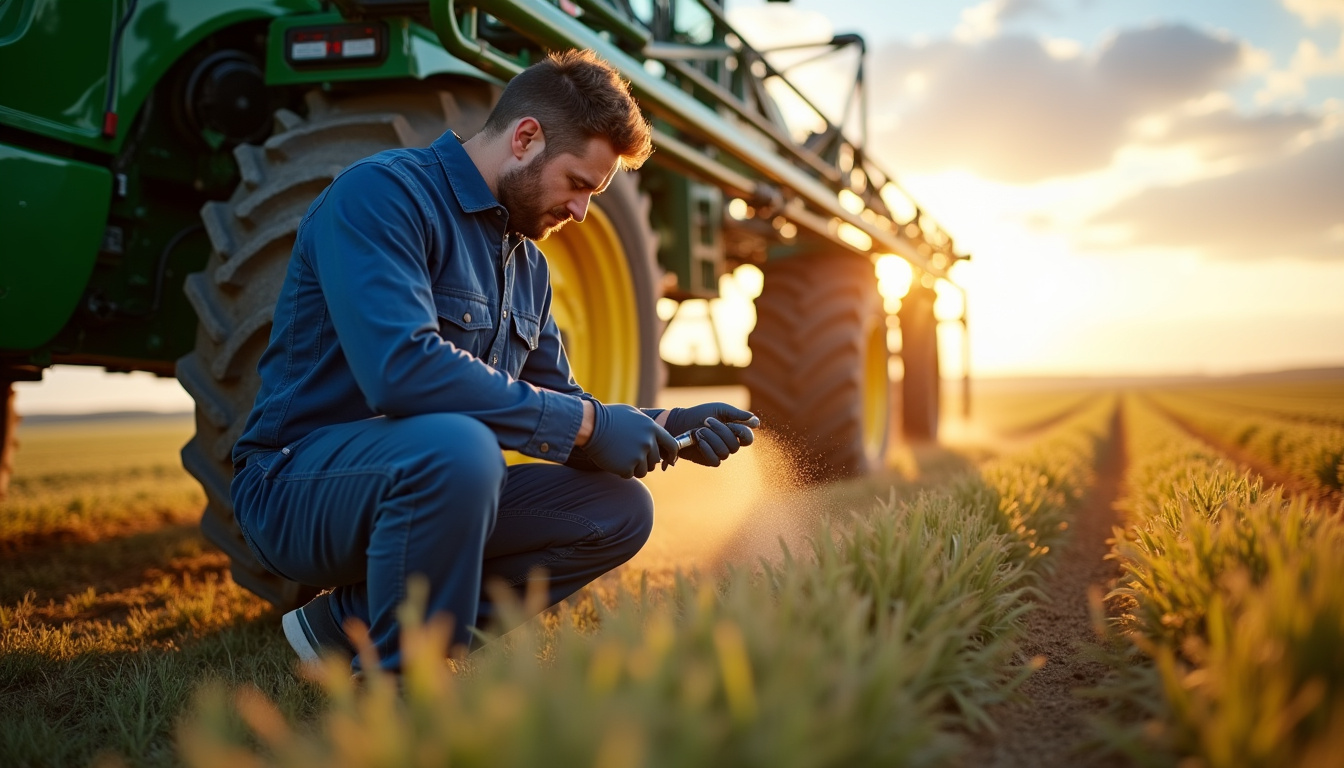 Technicien en train de nettoyer les buses d