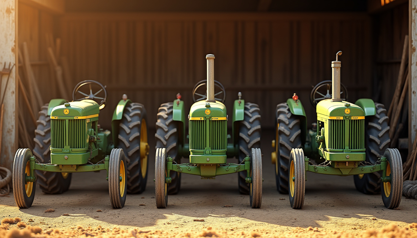 Comparaison des différents modèles John Deere 2040, 2040S et 2040 Europe