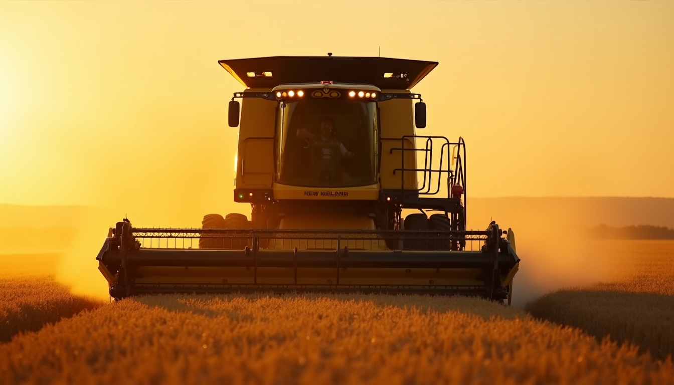 Moteur Cursor 16 de la New Holland CR 10.90 en fonctionnement dans un environnement professionnel
