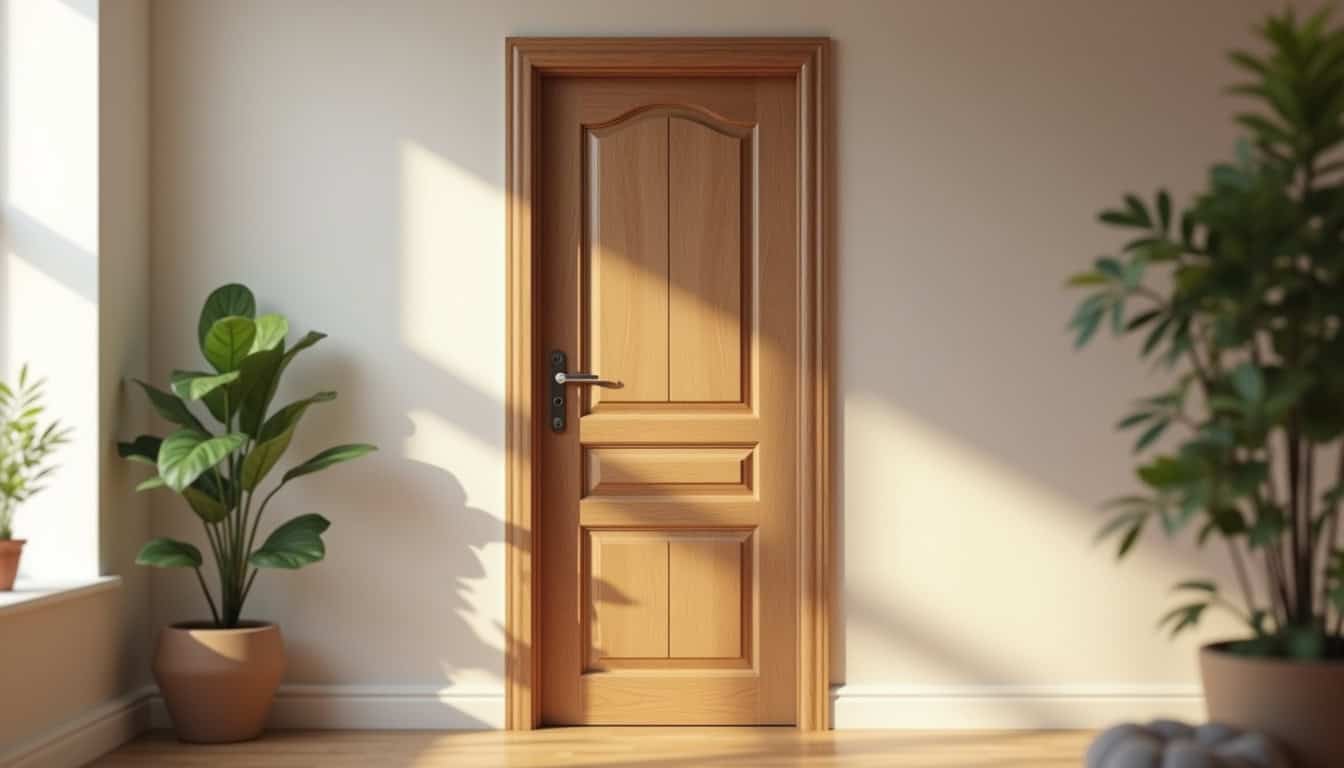 Pose d’un nouveau vantail sur une huisserie existante