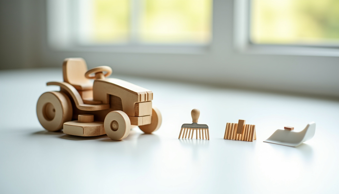 Présentation des principaux accessoires compatibles avec un tracteur tondeuse: scarificateur, peigne à aération, lame de déneigement